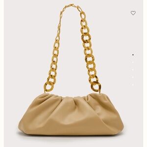 NWT Cult Gaia Dulce Shoulder Bag Gold
